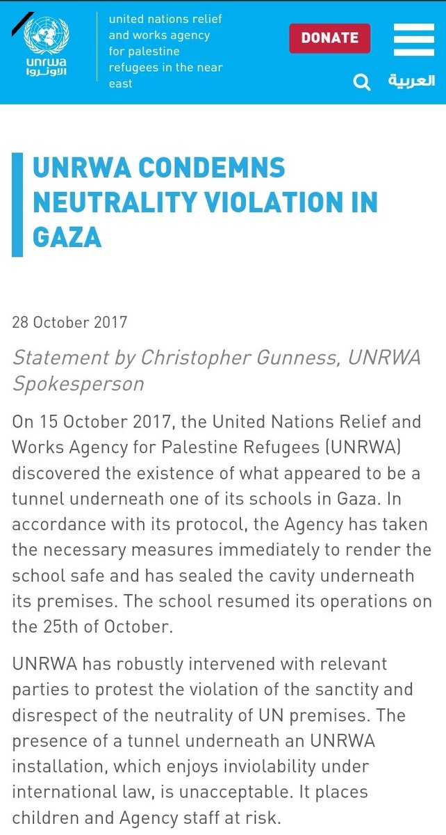 jobellerina's tweet photo. UNRWA 2017 - condemns tunnels built under its schools in Gaza

UNWRA 2023 - responding to a q. if they had any indication of tunnels being dug under the city:

"No, not to us"

UNWRA are complicit, lying, terrorist enablers.

#defundUNRWA #DefundTheUN
 https://t.co/HPXHtY4vaY https://t.co/6NIB5lyRC9