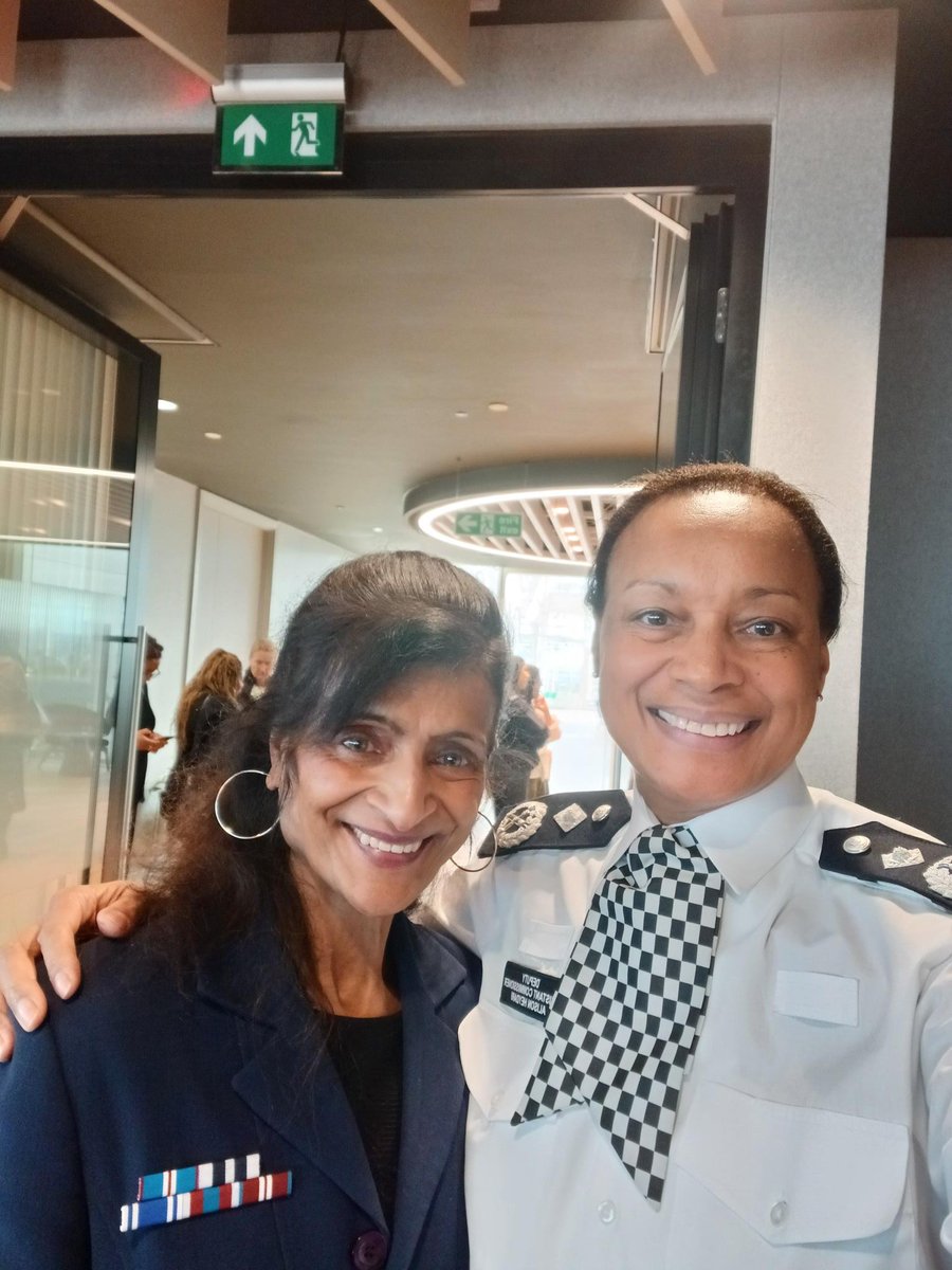 So many inspirational women in one room! Fabulous to meet Rani from West Midlands. A distinguished career with 40, yes 40 years policing experience!