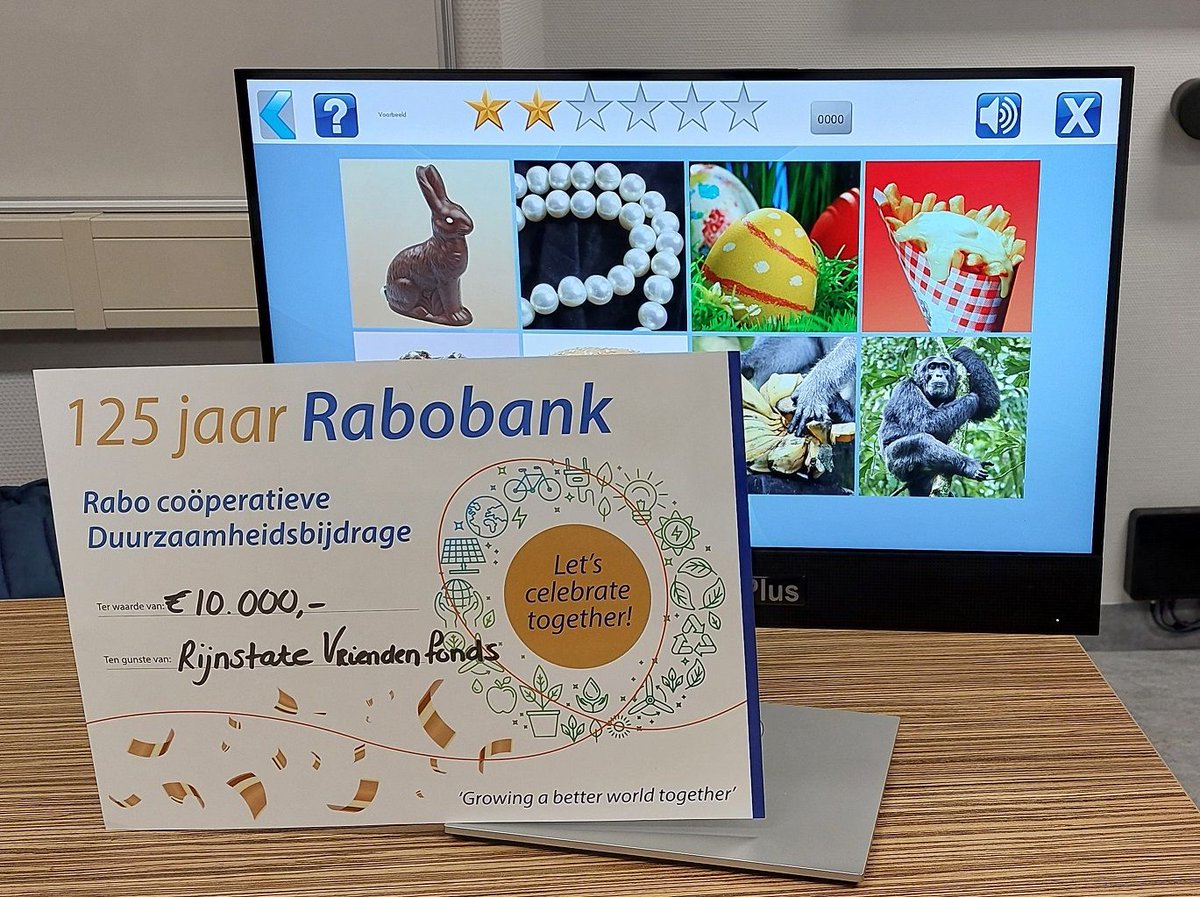 Dankzij een prachtige gift van <a href="/Rabobank/">Rabobank</a> Arnhem eo kon de afdeling Neurologie <a href="/Rijnstate/">Rijnstate</a> twee braintrainers voor haar patiënten aanschaffen. Een geweldige aanwinst; heel veel dank Rabobank! Lees meer 👉 buff.ly/3SkO5OC 

#braintrainer #rijnstatevriendenfonds #rijnstate
