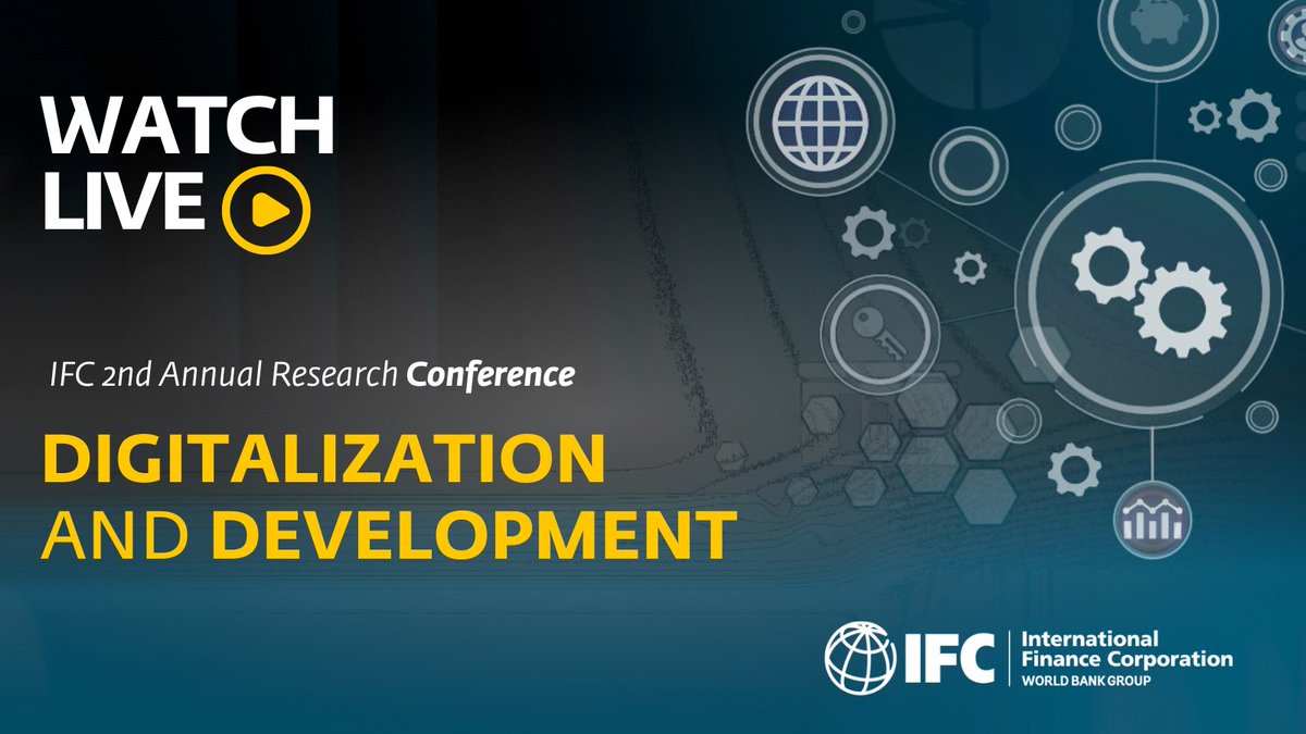 Join the <a href="/IFC_org/">IFC</a>'s 2nd Annual Research Conference on Digitalization &amp; Development on January 22-23 as we unlock the potential of the digital economy in #emergingmarkets.

Register your attendance or stream online 🔗 ifc.org/en/events/2023…