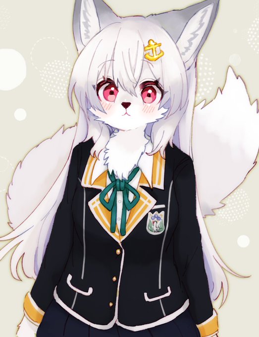 「collared shirt wolf girl」 illustration images(Latest)