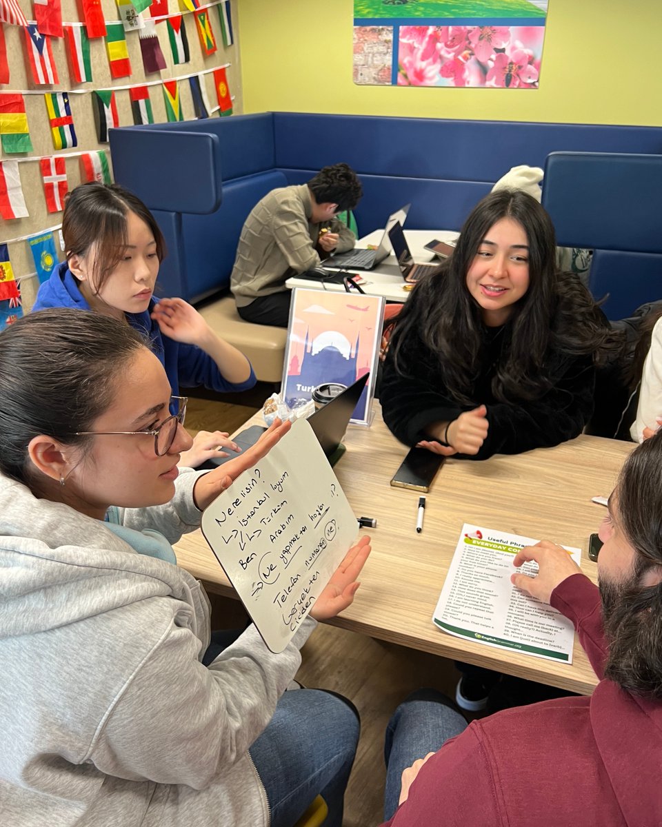 UniNottinghamIC's tweet photo. UNIC Language Cafe is back every Thursday from 1 - 2 pm 🤩
We have now added card games for each language so you can learn while playing🏆
#Kaplanlife #YourPathYourWay #LanguageCafe #Languages #Internationalstudents #Cultures #Learning https://t.co/yd6zSErnxy