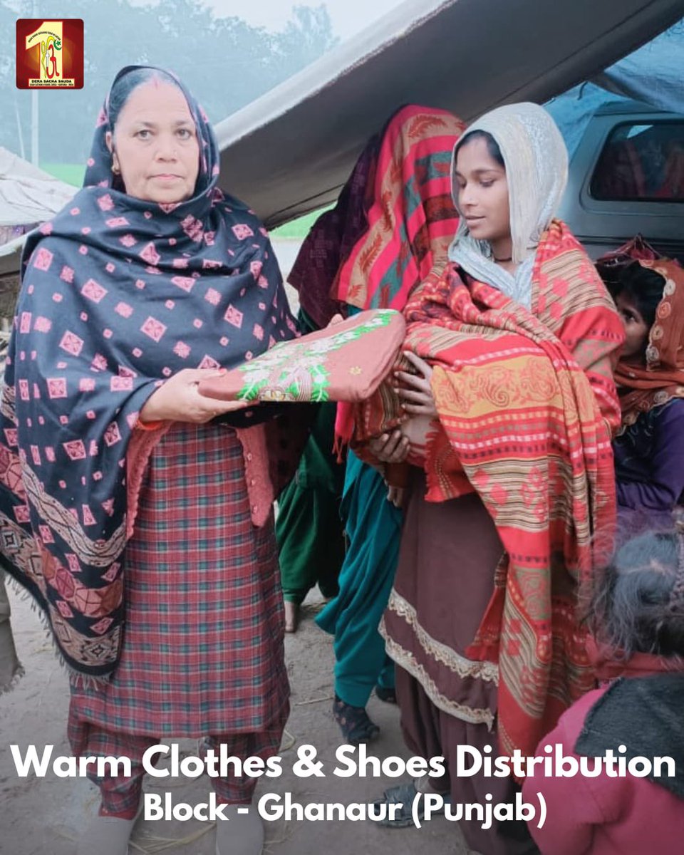 This winter, the compassion of Dera Sacha Sauda volunteers shines brightly as they distribute warm woolen clothes to families living roadside. These gestures of kindness bring much-needed comfort to those in need.  #WinterRelief #WarmthOfHumanity #DeraSachaSauda
