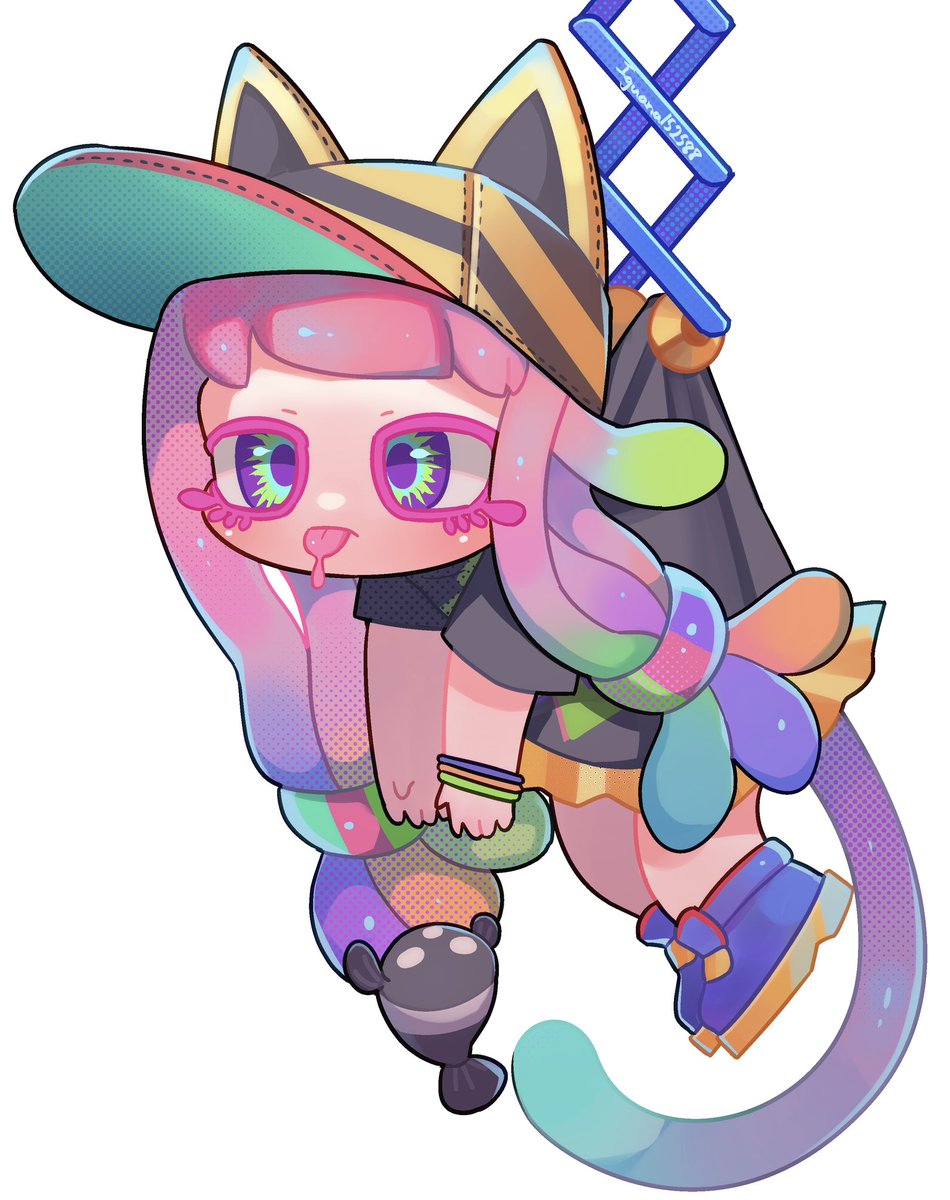 Iguana152588's tweet photo. 最近ほんとに忙しすぎて新規絵描いてる余裕ないのでチビパル子達でも載せるね https://t.co/rUPIZrQhUe