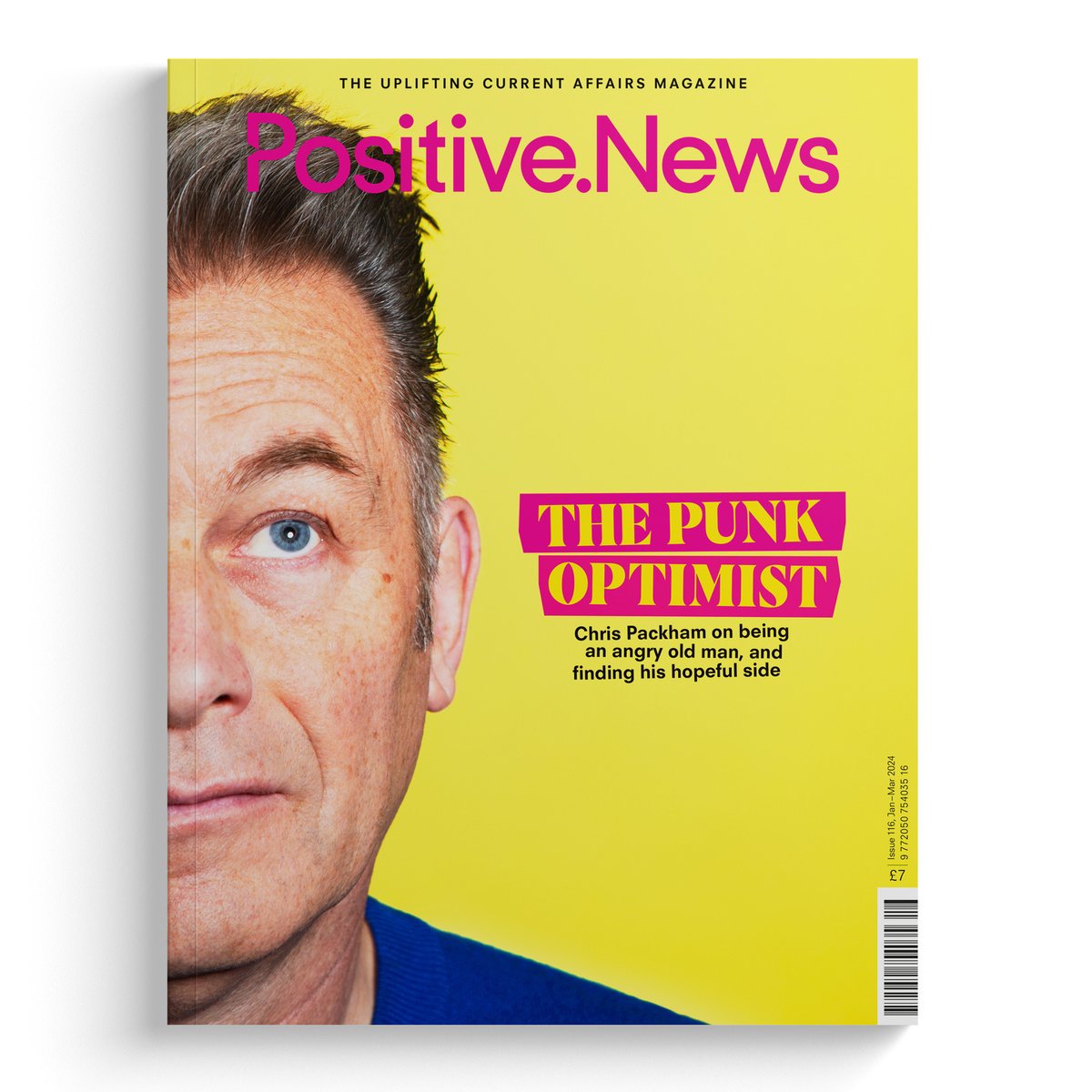 Chris Packham (@chrisgpackham) on Twitter photo I'm delighted to be the cover for the latest issue of <a href="/PositiveNewsUK/">Positive News</a> – thank you !
Get your copy now from retail stores or online at positive.news I'm delighted to be the cover for the latest issue of <a href="/PositiveNewsUK/">Positive News</a> – thank you !
Get your copy now from retail stores or online at positive.news