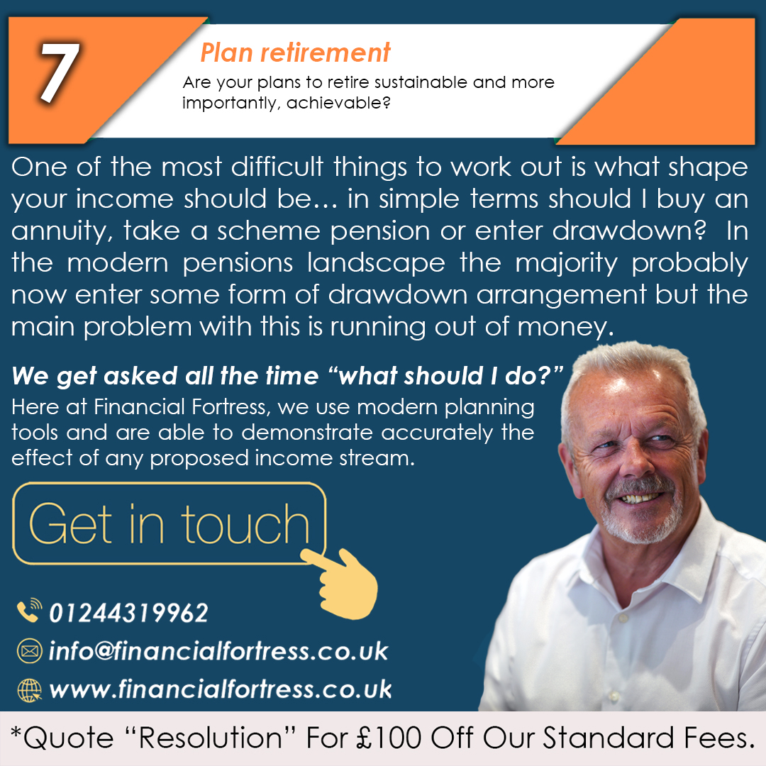 FinanceFortress's tweet photo. Resolution number 7 - Plan Retirement!
One of the most difficult things to work out is what shape your income should be… 

Plan for your future today - https://t.co/jZOrWeglGH https://t.co/F84aYW9sG4