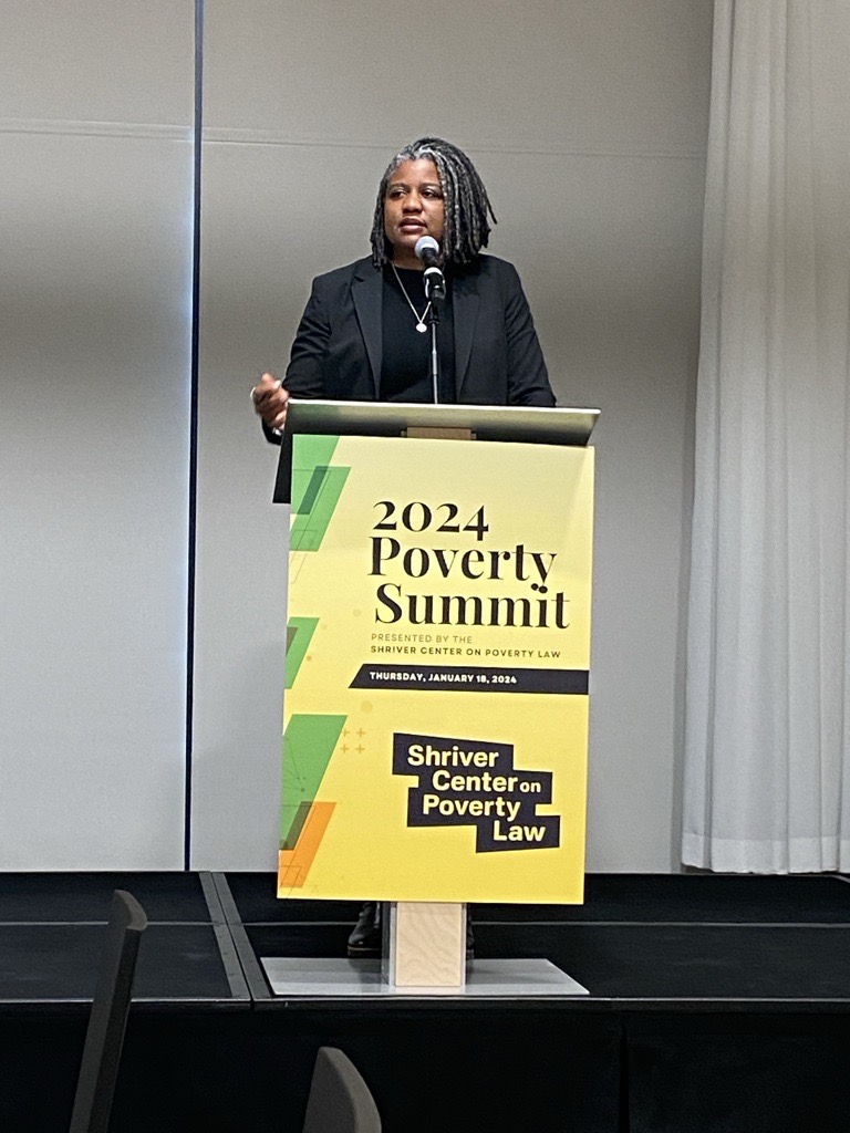 Board Chair <a href="/chastitylord/">Chastity Lord</a> introduces keynote speaker <a href="/just_shelter/">Matthew Desmond</a>: “He acknowledges that poverty is about the tap root...Poverty is a injury. It’s a taking.” ✊