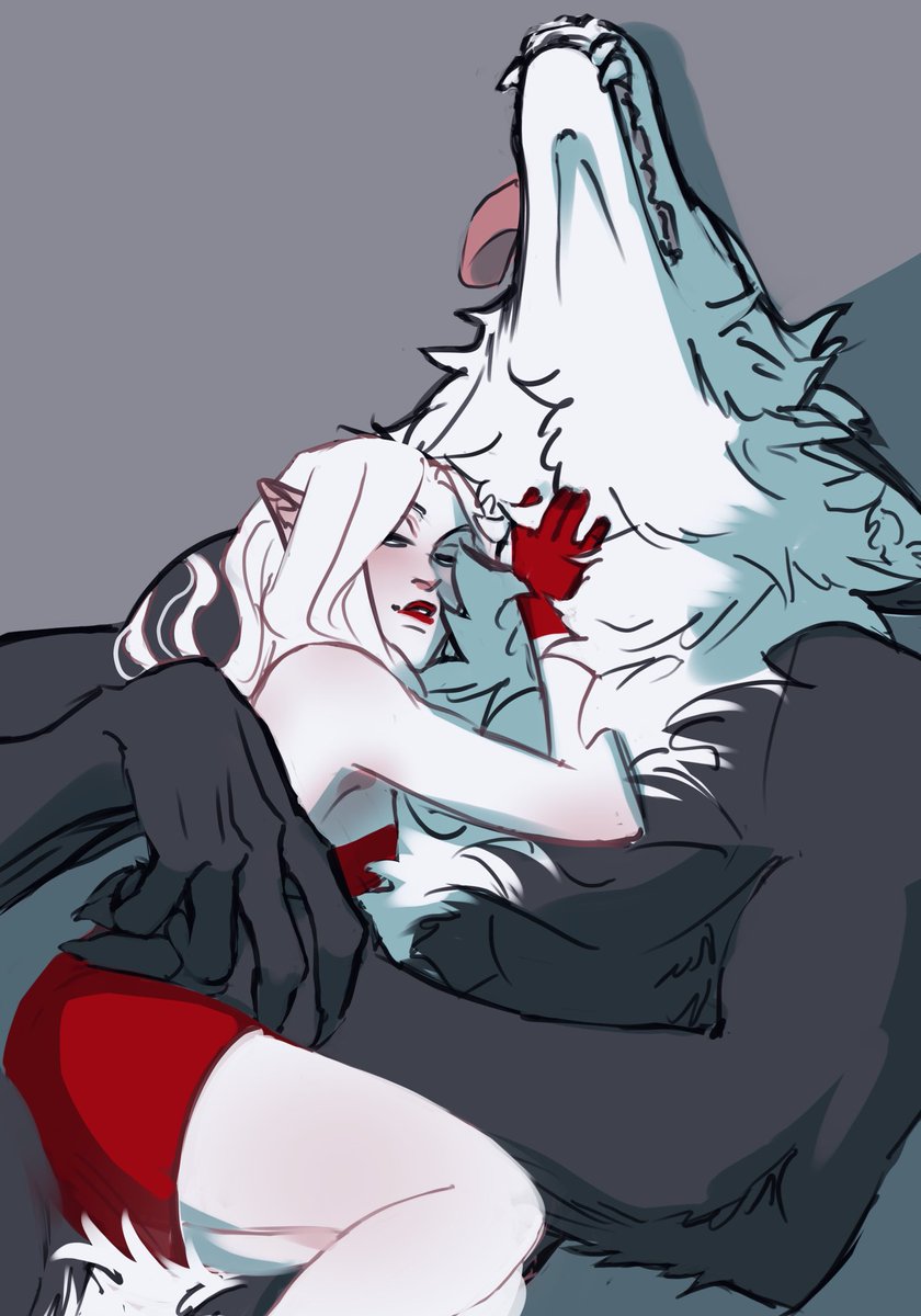 Frankensteinsm2's tweet photo. She will serve in spite of her giant werewolf bf who is supposed to be cool and menacing https://t.co/FfCL1lPXZ4