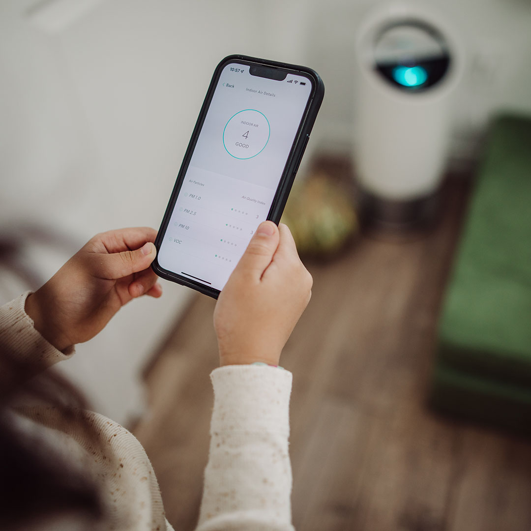 TruSensWellness's tweet photo. Control your indoor air quality from anywhere! The Z-2500 and Z-3500 smart air purifiers can be linked to the TruSens® Smart App for remote functionality, as well as to any Alexa device for voice-activated control. https://t.co/DIwSENapjM