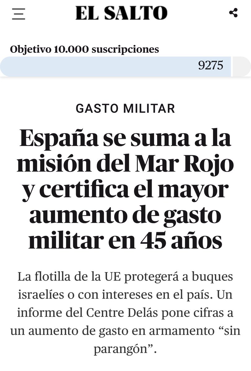 ManuPineda's tweet photo. 🇵🇸 Si se confirma el cambio de posición del PSOE respecto a la participación de España en la flotilla de #EEEU🇺🇸 y #ReinoUnido🇬🇧 contra #Yemen🇾🇪 para proteger los intereses comerciales del régimen genocida israelí, rindiéndose una vez más a las presiones de Washington, nos encontrarán enfrente. 

No puede meter de lleno a nuestro país en una guerra sin la aprobación de los representantes de la soberanía popular. Exigimos que lo someta a la aprobación del Congreso de los Diputados.

Sería infame, supondría un apoyo explícito y una complicidad activa con el #genocidio que Israel está llevando a cabo contra el pueblo palestino, especialmente en #Gaza.

Lo que debe defender e impulsar el gobierno español son medidas para acabar inmediatamente con esta masacre, hacer un llamamiento claro a un alto el fuego inmediato e incondicional y sumarse a la iniciativa de #Sudáfrica🇿🇦 para que el régimen de Israel sea juzgado por este genocidio.

#CeaseFireInGazaNow
#StopGazaGenocide

https://t.co/TILIKzJC14