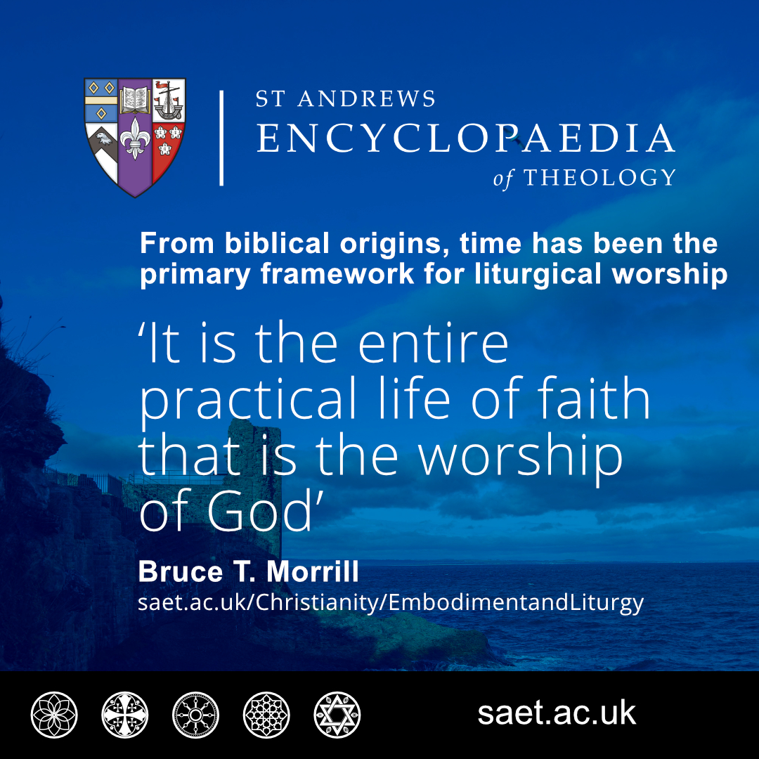 ‘It is the entire practical life of faith that is the worship of God’. Read Bruce T. Morrill’s article: saet.ac.uk/Christianity/E…. Join our mailing list. Email selby-sympa@st-andrews.ac.uk, and put 'subscribe saet-info' in the subject line.