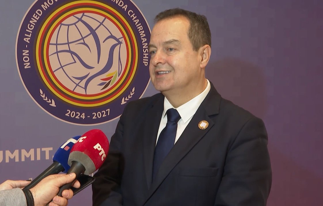 First Deputy Prime Minister and Minister of Foreign Affairs of the Republic of #Serbia 🇷🇸 Ivica #Dacic participated today in #Kampala at the 19th Non-Aligned Movement Summit / #NAMSummitUg2024 / @NAM_Uganda 🇺🇬 Full statement by Minister Dacic ⬇️ 📃🔗 mfa.rs/en/press-servi…