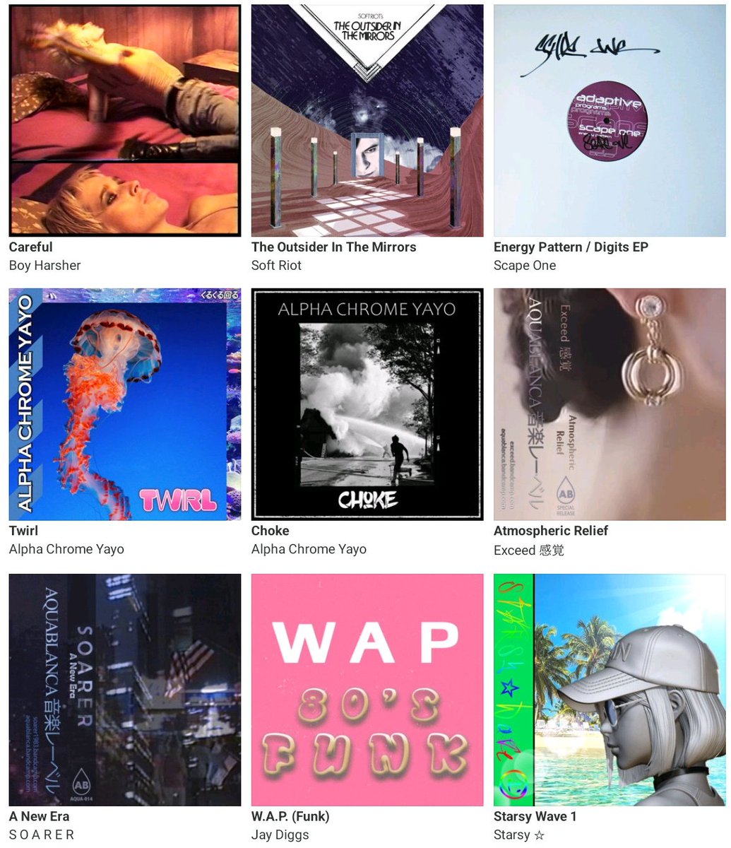 KorgEDM's tweet photo. Today's selection had yet more ACY, a cool remix by Jay Diggs, and albums from Boy Harsher and Soft Riot
#synthwave #alphachromeyayo #acy #Bandcamp #jazzfusion #retrowave #synthpop #vaporwave #BoyHarsher #SoftRiot #JayDiggs #wap https://t.co/Mt1L58qqqp