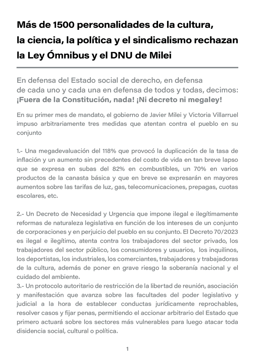 Juan Grabois tweet media