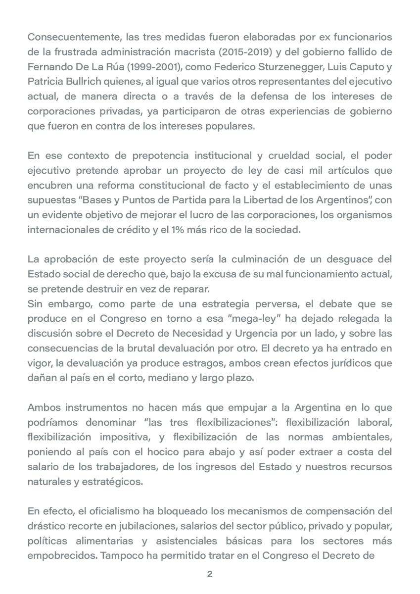 Juan Grabois tweet media