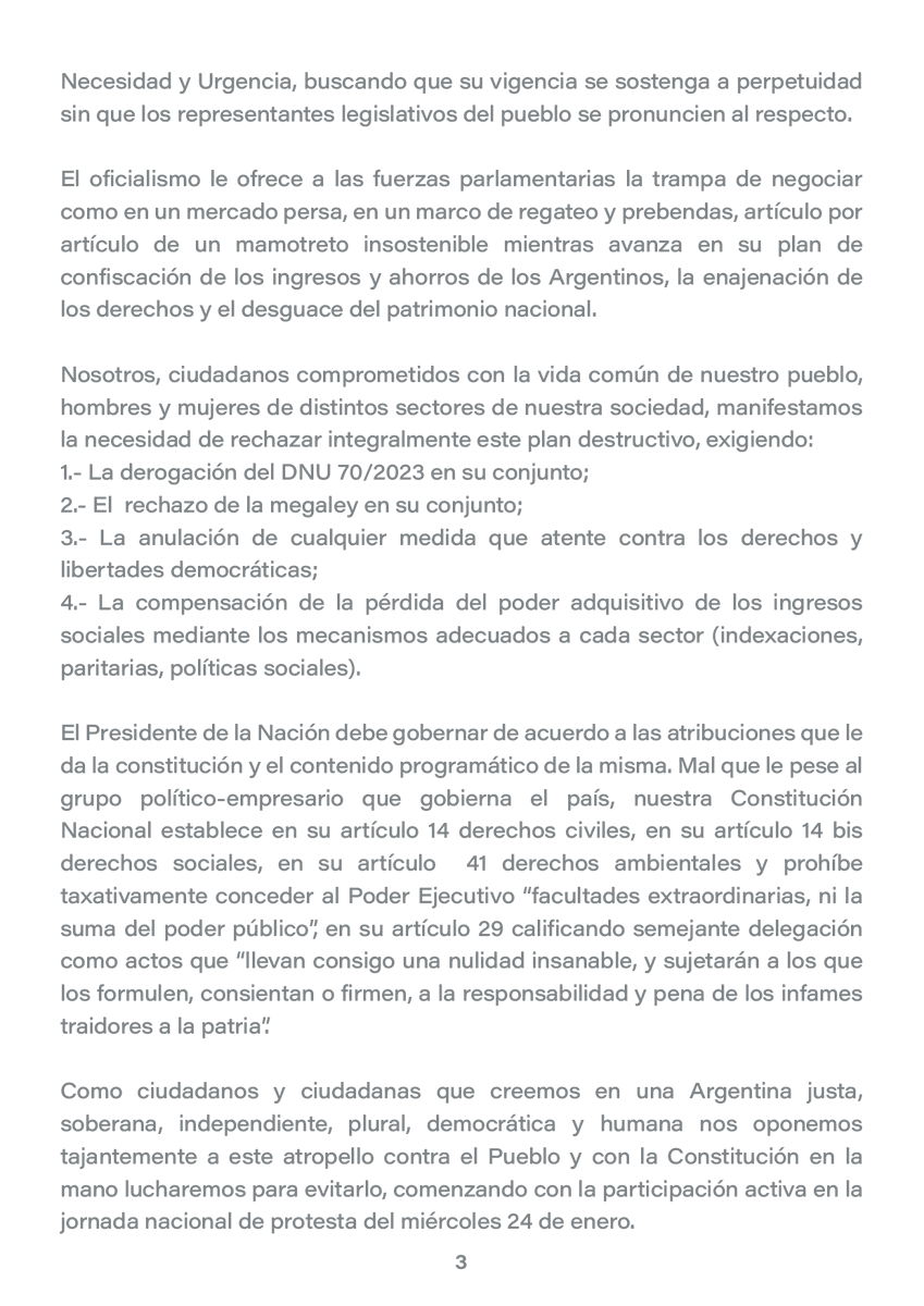 Juan Grabois tweet media