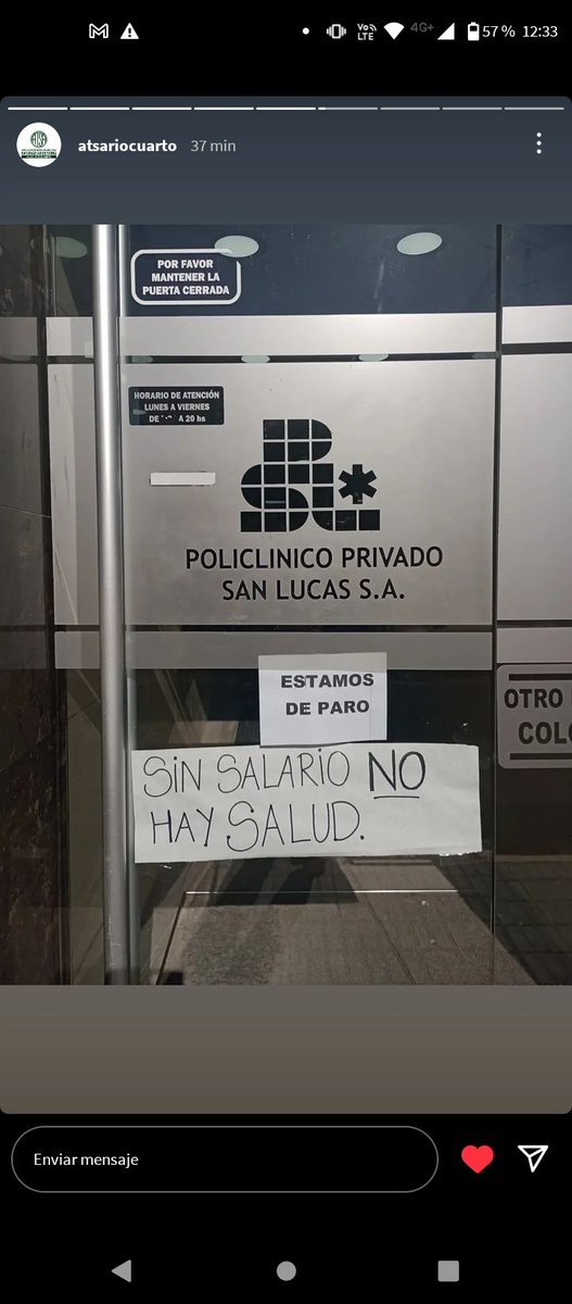 EL PERSONAL DE SALUD NO VIVE DE LA VOCACIÓN DE SERVICIO.  TRABAJAMOS POR UN SALARIO PARA VIVIR. No se confundan, sin salario no hay salud. 
Abrazo y acompaño a mis colegas que están pasando por este momento vergonzoso.
