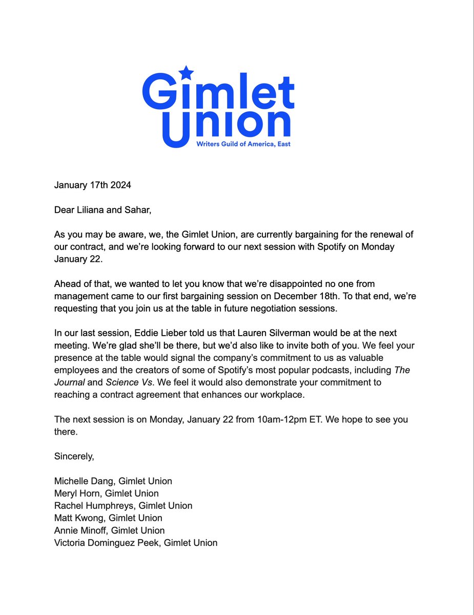 Gimlet Union tweet media