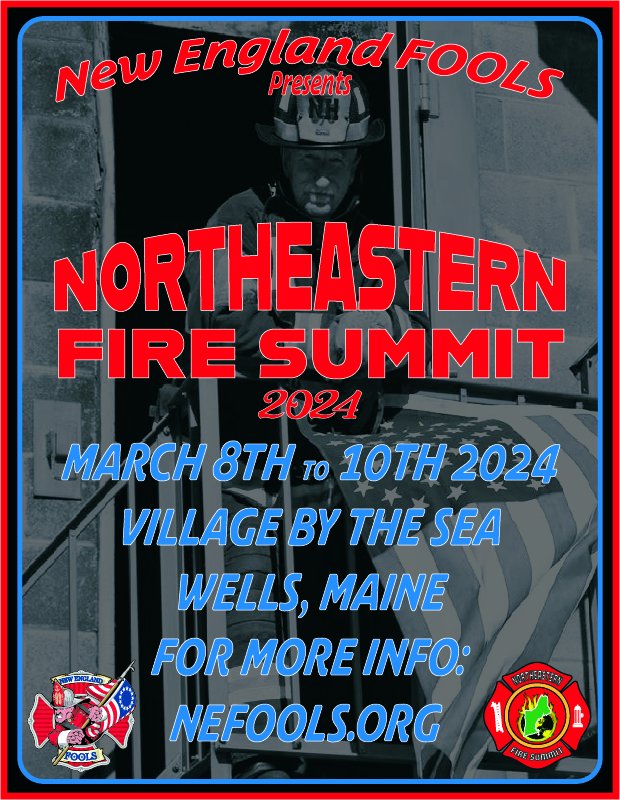 NewEnglandFOOLS's tweet image. Register Today, NEFOOLS.org. @NewEnglandFOOLS @OnSceneTraining @ActionPage1 @BillyGoldfeder @chieflasky @fireengineering @johnguilfoil @LtRayMack @FireNuggetsCom @FirehouseNews @smokedaddy5 @PeterMFirehouse @NYfiretraining @BostonFireGear @FireTechUSA @GuilfoilPR