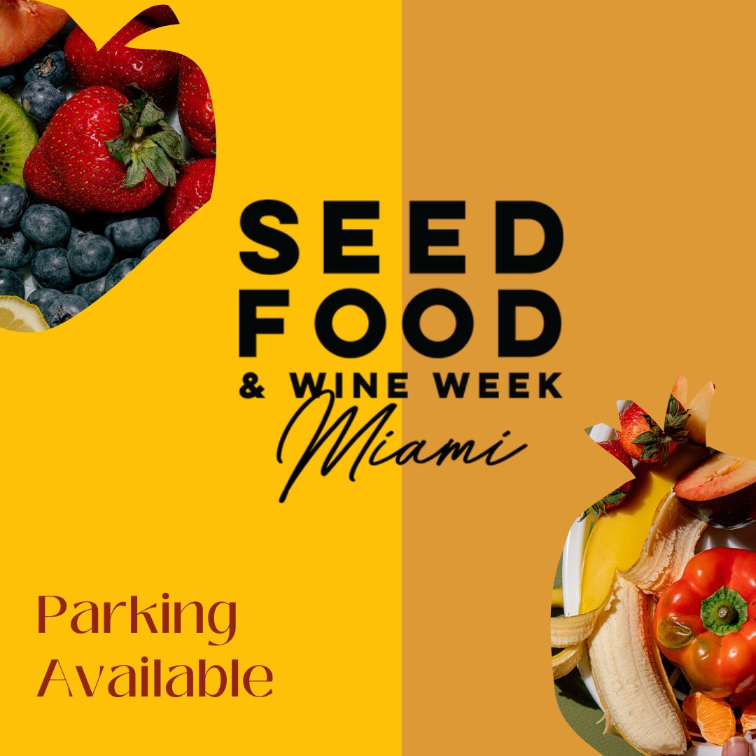 miamiparking's tweet photo. This week ๐ฑ Seed Food & Wine ๐ท is taking over Miami! Explore the variety of events they've organized citywide. Don't forget to pre-download the @paybyphone app ๐ฒ for a seamless parking experience. ๐
ฟ๏ธ #SeedFoodAndWine #MiamiEvents #MPAparking https://t.co/cgz1A26DXr
