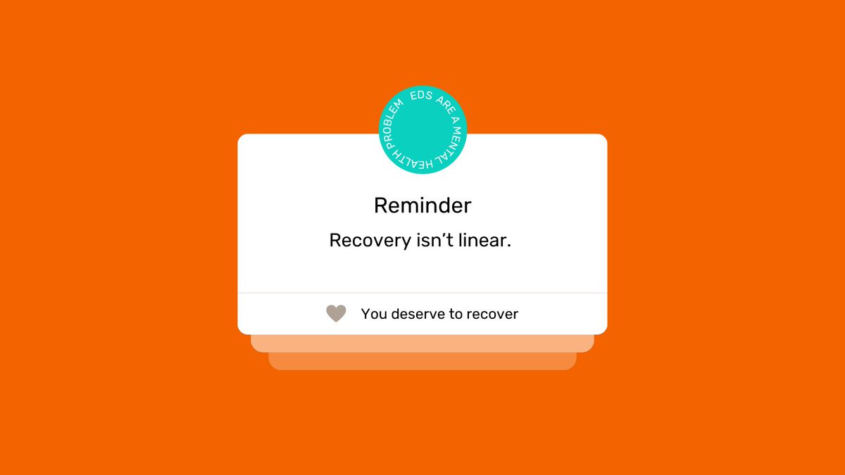 Sometimes in recovery it can feel like you’ve taken 3 steps forward... + then 2 steps back. There can be bumps in the road + for many people recovery is not linear. But remember: You deserve to recover. If things feel hard at the moment, call us or DM us. We’re here for you 💜