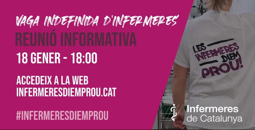 📢 Perquè esteu informades del que es prepara i com avancem! #infermeresdiemprou
