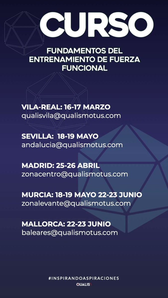 Cursos Presenciales 🤜🤛
Quedan pocas plazas!! 

Cuál es tu sede? 🤔
#formacion #inspirandoaspiraciones 
#cursos #fuerza