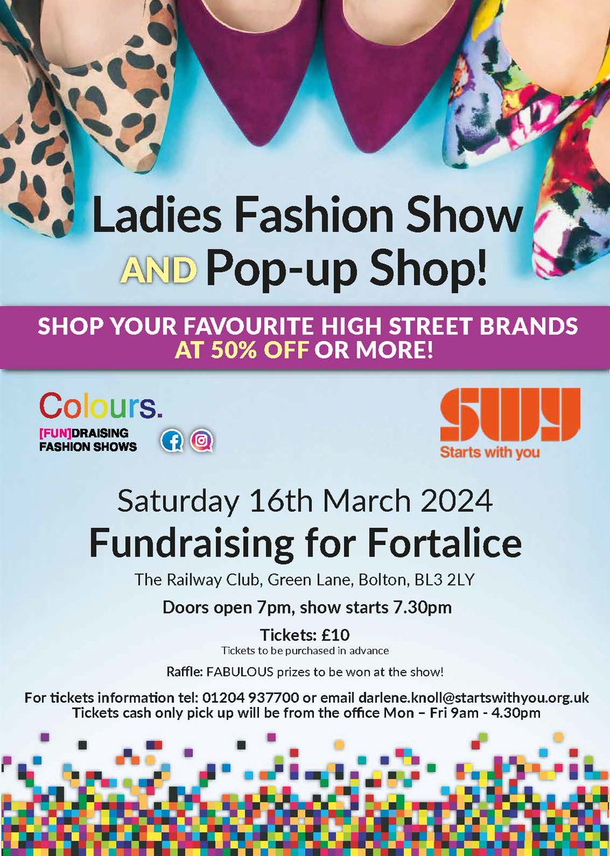 🌟 Join us for an unforgettable evening at our Fashion Show – a spectacular style showcase! 🌟 Let's come together & make a difference! Spread the word, invite your friends, and let's make this event a grand success! #FashionForACause #charityevent #bolton