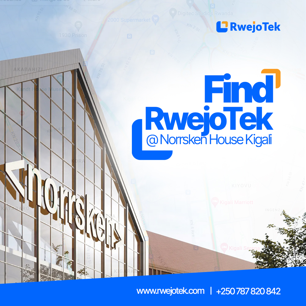 RwejoTek's tweet photo. Explore Rwejotek services at Norrsken House Kigali for cool web stuff! From websites to marketing and techie help, we've got your back. 🚀💻 #Rwejotek #JyaDigito https://t.co/uEXeOnvvOH