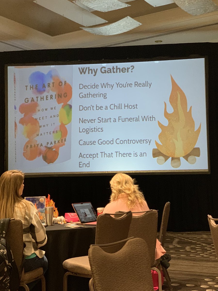 I am on a personal mission to read over 100 books.  I heard about The Art of Gathering and already ordered it this morning.  Let’s hope it is helpful.