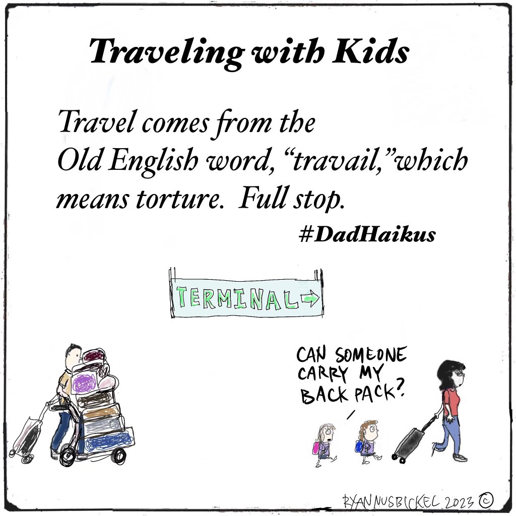 Dad__Haikus's tweet photo. And my kids never tip me. 
#dadhaikus
#parenting #travelingwithkids #dadlife 
#poetry #haiku  #airport https://t.co/odgn5YkZQI
