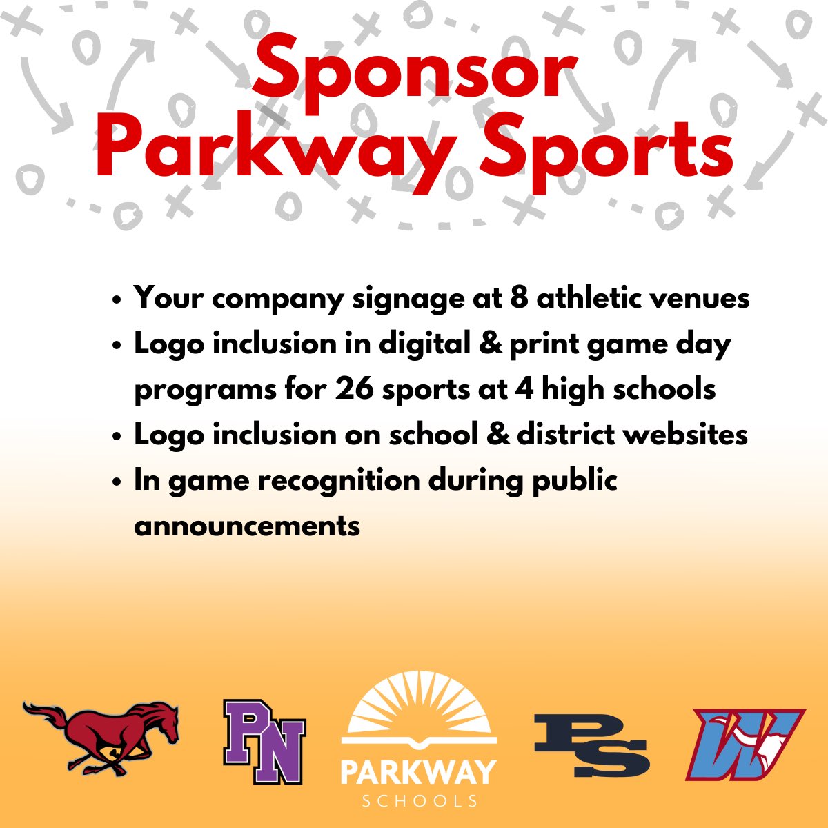 Parkway Schools is expanding partnerships with local businesses starting for the 2024 Spring Athletic season! Increase your brand awareness while supporting our youth athletes! For more information visit lnkd.in/gaKghqKJ