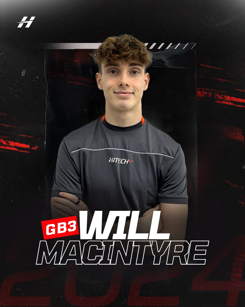 🚨DRIVER ANNOUNCEMENT: <a href="/WillsMacintyre/">William Macintyre</a> joins Hitech in the 2024 <a href="/GB3Championship/">GB3 Championship</a> 

The reigning ROKiT British F4 Vice Champion rejoins the Hitech team, graduating to GB3 for the upcoming season.

Read the article 🔗 british-f3.hitechgp.co.uk/news/hitech-pu… 

#GB3 #Hitech