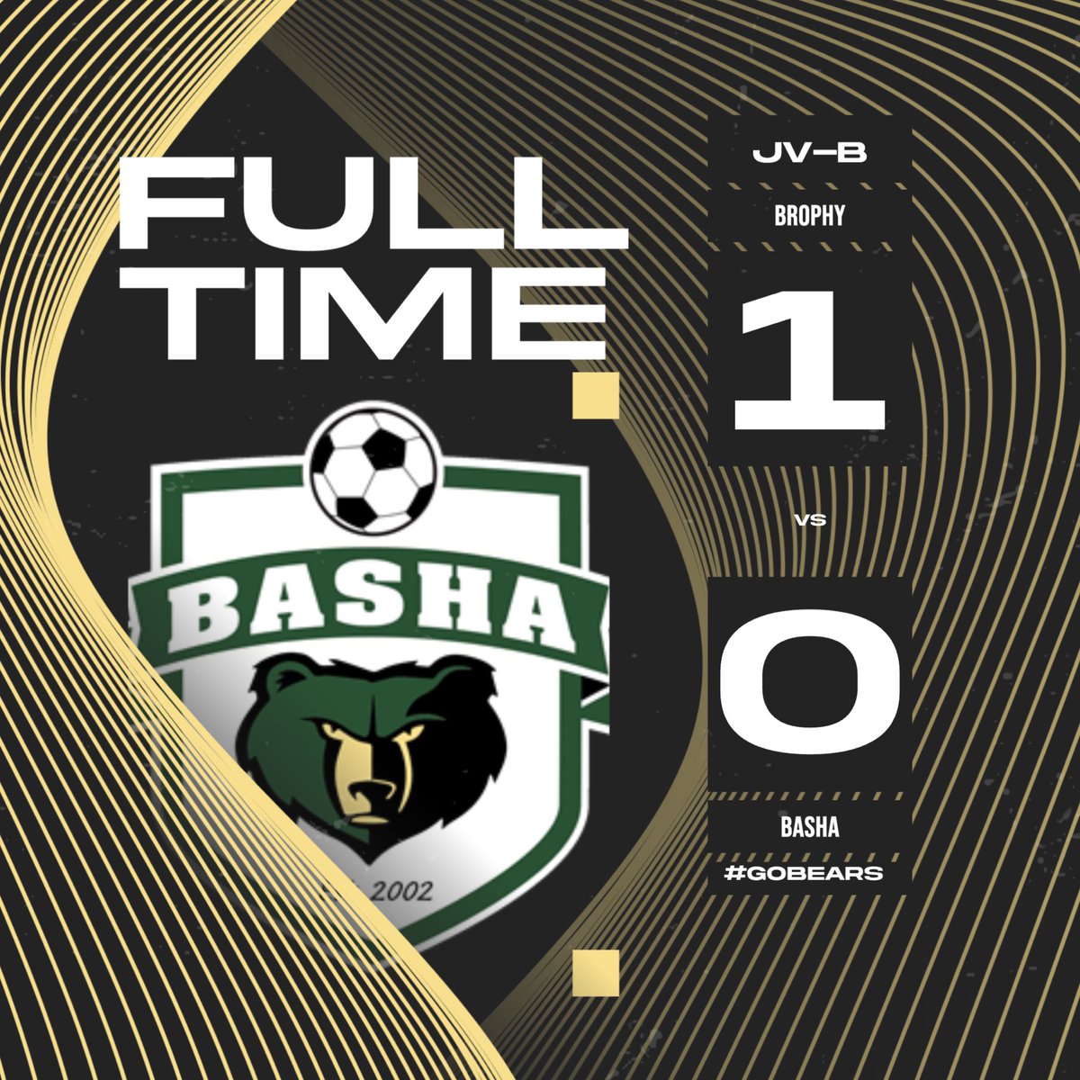 All team levels winning streaks ended in yesterday’s matchup against Brophy!

#GoBears #BashaBoysSoccer #BuildingBasha