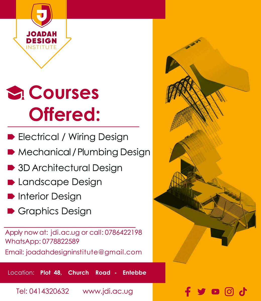 You can choose among these courses we offer at Joadah Design Institute for your up-skill.