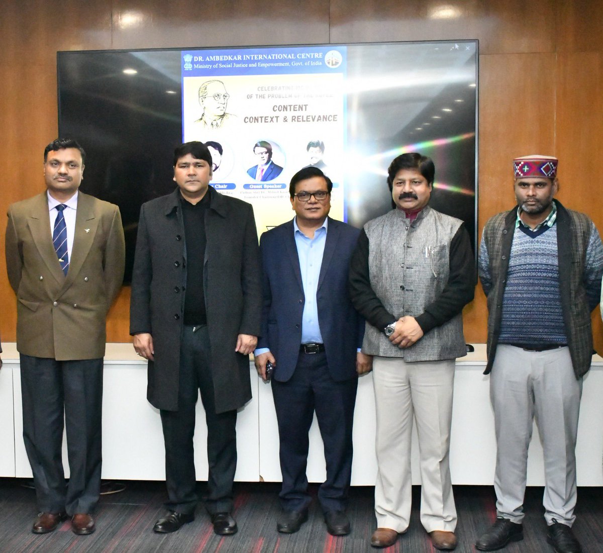 DrMilindKamble's tweet photo. A Lecture on THE PROBLEM OF RUPEE at DAIC Addressed
Dr. Ambedkar established his reputation as a distinguished economist in monetary economics following his encounter with John Maynard Keynes. 
In an era when global trade operated on gold standards, But Mr. Keynes proposed India should adopt the Gold exchange Standards. 

Contrarily, Dr. Ambedkar contended that a developing economy like India could derive greater advantages from a flexible Gold exchange standard. He voiced apprehensions about the potential for inflation if an irresponsible government were given the authority to print excessive currency. …

#TheProblemOfRupee  #DAIC 

@Drvirendrakum13 @RamdasAthawale  @ANarayana_swamy  @PratimaBhoumik @NSFDC_MOSJE @nskfdc @nbcfdc @NISD_India @pib_MoSJE @_saurabhgarg @MIB_India @MD_NSKFDC #TransformingIndia #9YearsOfSeva #PMOIndia #MSJEGOI @DICCIorg @DICCINextGen