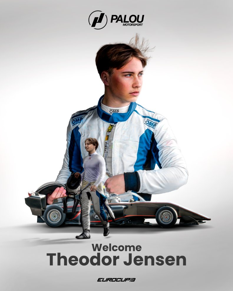 🚨DRIVER ANNOUNCEMENT🚨 Theodor Jensen joins @PalouMotorsport for the 2024 @Eurocup_3 season!