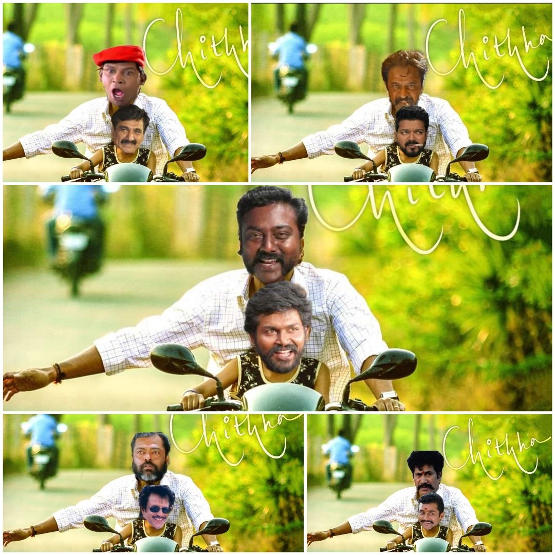 venkatdir's tweet photo. Tamil Cinema Fav Chiththa's ❤️😂
#Vijay #Vadivelu #Karthi #Suriya #Arjun #Leo #Rajinikanth #TheGreatestOfAllTime #Vettaiyan #Kanguva #Chithappa #Karthi26 #AyalaanPongalWinner #Vidamuyarchi #AK63 https://t.co/ZoJngy7BKr