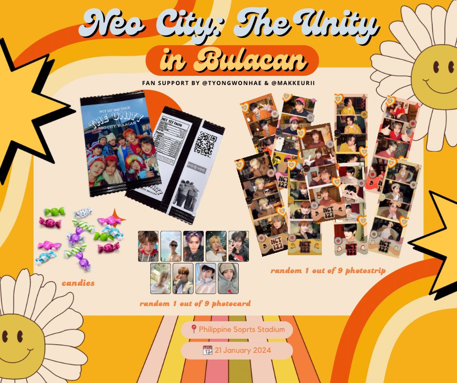 natyongwonhae's tweet photo. Neo City: The Unity in Bulacan
NCT 127 fan support by @makkeurii &amp; @tyongwonhae 

✨like &amp; rt
✨1:1 ratio (limited qty)
✨exact time &amp; loc: tba
✨feel free to approach us and mention our usernames to claim

see you 🥹
-🐯🌹

#NCT127_NEOCITY_THE_UNITY
#NEOCITY_THE_UNITY_in_BULACAN https://t.co/lak0kIN4VP