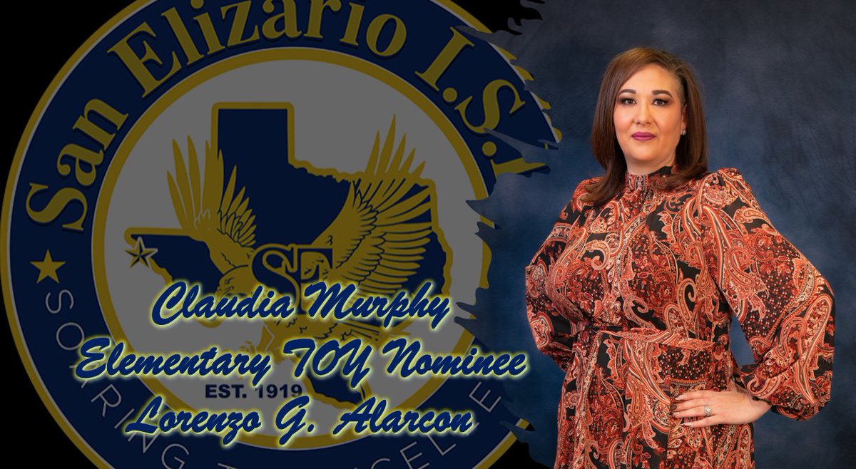saneliisdHR's tweet photo. Congratulations to Mrs. Claudia Murphy!
Teacher of the Year for Alarcon Elementary✨
She serves with #CommitmentValor&Corazon 💙
@SanElizarioISD @AlarconElem https://t.co/pctusBJne7