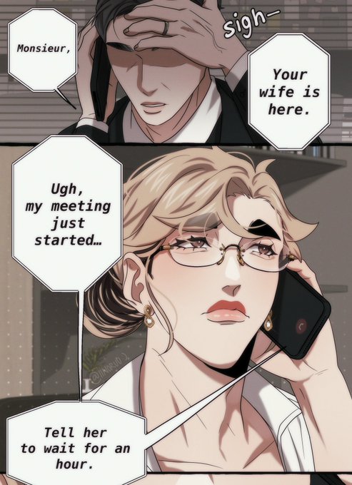 fem!skts; miss atsumu is always professional when it comes to her boss' wife 😈 #sakuatsu