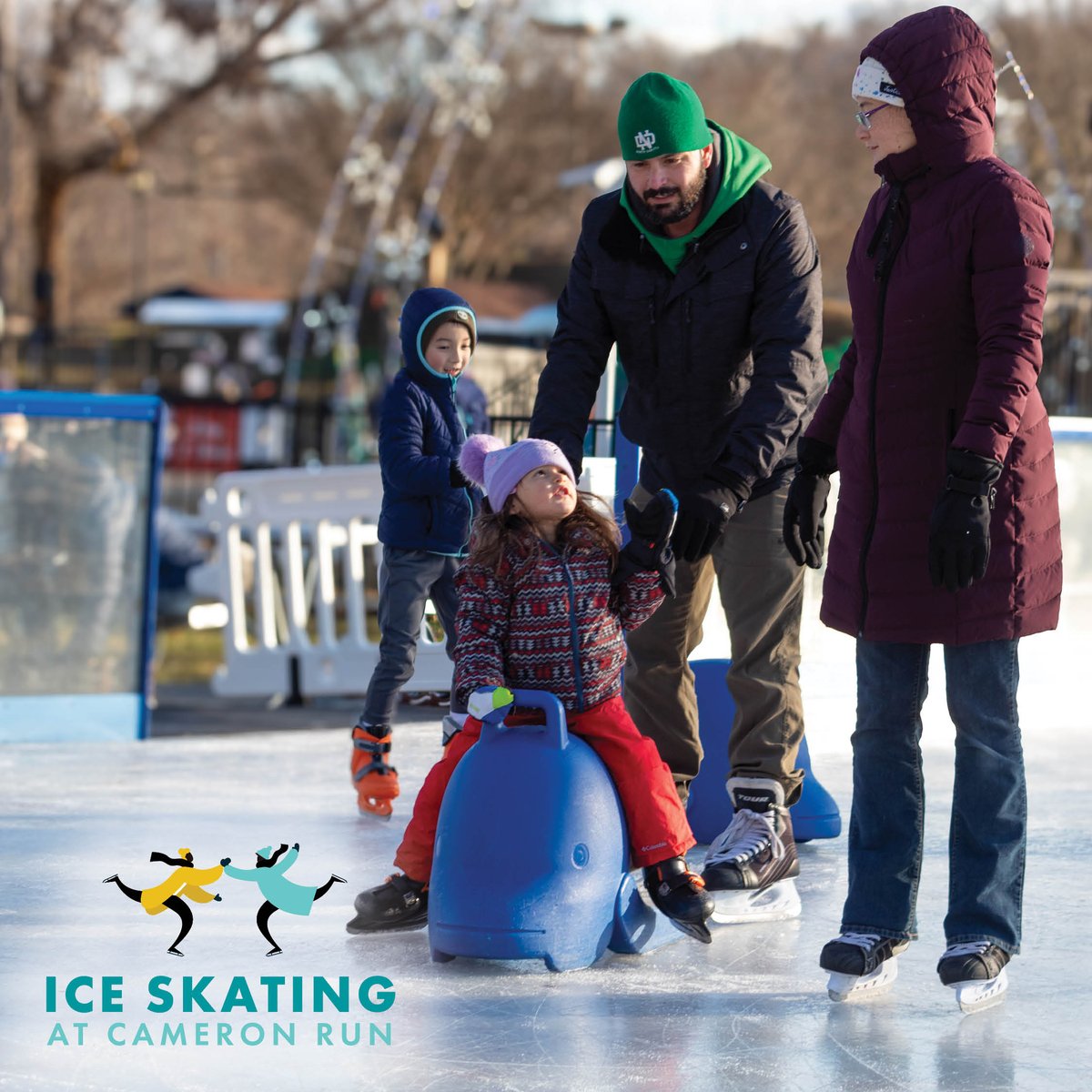 IceandLightsCam's tweet image. Ice Skating at Cameron Run is even more fun when you grab the whole gang! Book early for this weekend – tickets are limited!  

Tickets: ow.ly/J26550QnvVG

#familytime #friendtime #iceskating #AlexandriaVA #iceskatingatcameronrun #CameronRunRegionalPark #NOVAParks
