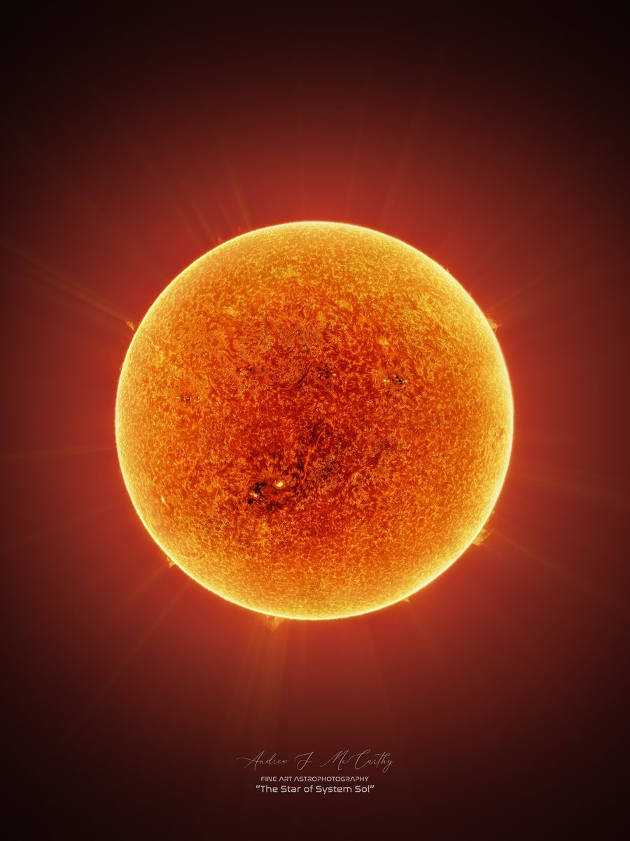 Using a specially modified telescope and over 100,000 individual images, I captured a 400 megapixel photo of the sun, my largest ever. 

Trust me, you’ll want to zoom in on this one!