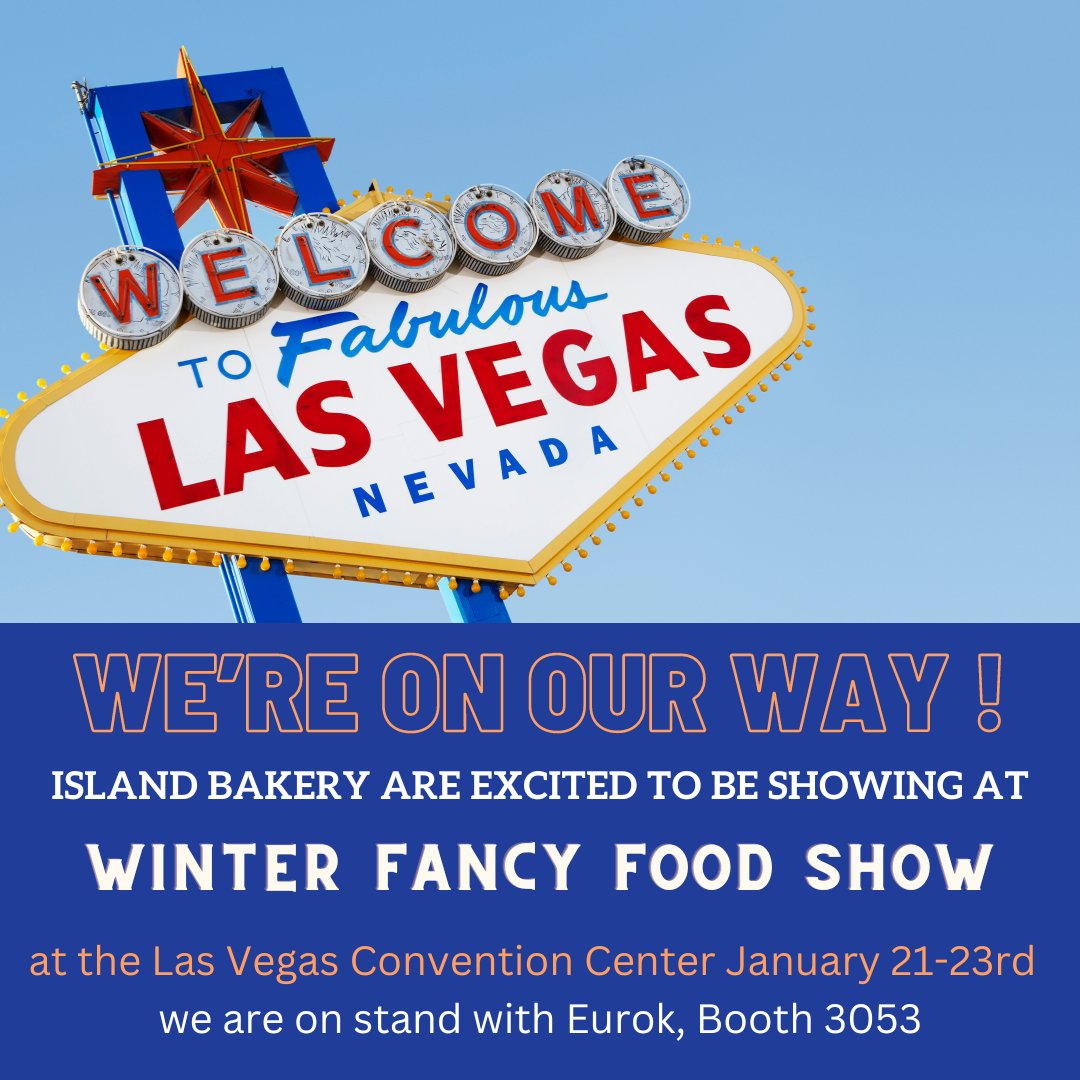 Wow! We are going to Las Vegas for the Winter Fancy Food Show. We'd love to meet visitors to the show and let them sample our cookies (although we call them biscuits) and learn about our Hebridean island home.