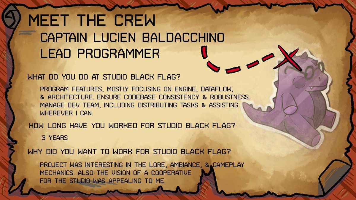 Meet the Crew continues with Orphan Age's Lead Programmer, Lucien 🦜

#IndieGameDev