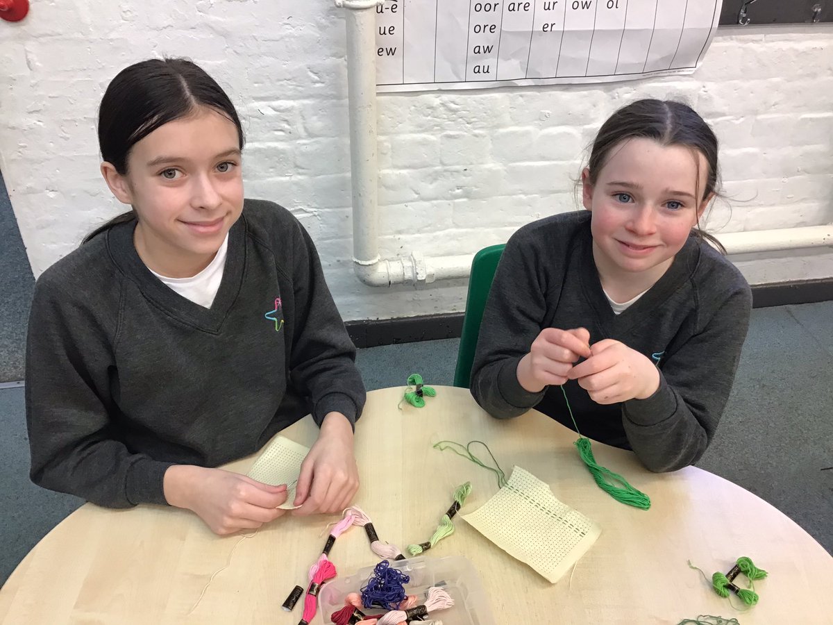 TSPClubhouse's tweet photo. Clubhouse sewing circle. Today, we practiced our needle work skills. #resilience #gettingcrafty https://t.co/X3YnNDJ6tZ