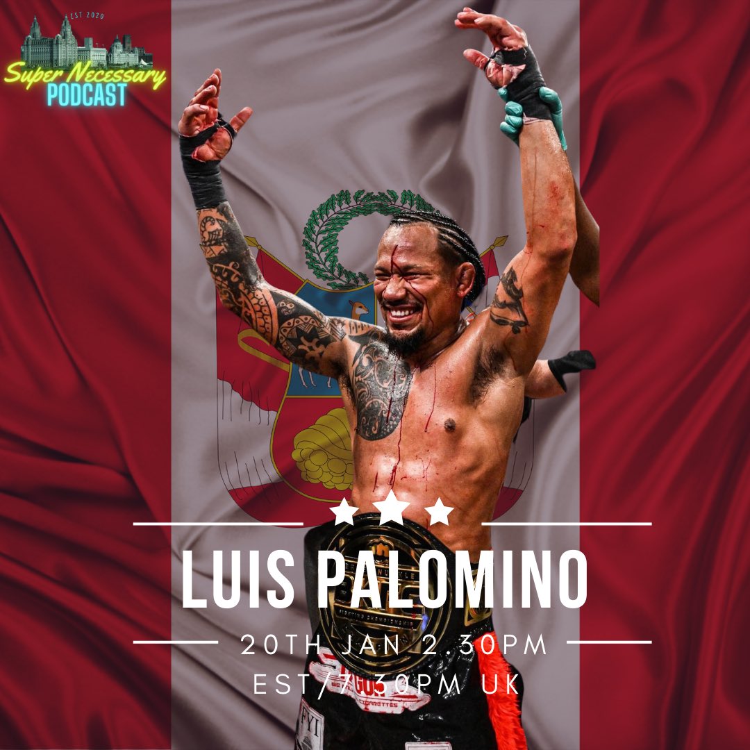 🎙Super Necessary🎙 (@supernecessaryy) on Twitter photo Been quiet on here lately, but how’s this for a big guest! <a href="/bareknucklefc/">Bare Knuckle FC</a> lightweight & welterweight champ, the P4P number 1 in the world, <a href="/luisbaboon/">luis palomino</a>
Saturday 2.30pm EST/ 7.30pm UK time Been quiet on here lately, but how’s this for a big guest! <a href="/bareknucklefc/">Bare Knuckle FC</a> lightweight & welterweight champ, the P4P number 1 in the world, <a href="/luisbaboon/">luis palomino</a>
Saturday 2.30pm EST/ 7.30pm UK time
