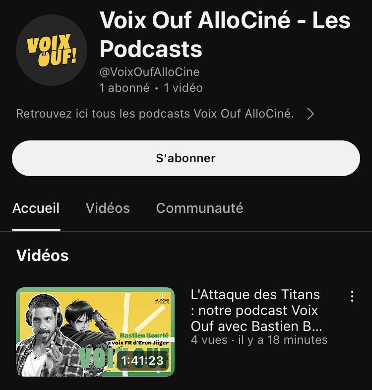 VoixOuf's tweet photo. Les podcast Voix Ouf débarquent sur YouTube ! 🔻 Beaucoup ne sont toujours pas au courant que nous accompagnons toujours nos vidéos d’un interview audio dédiée à la carrière de notre invité 😊 Retrouvez-les bientôt tous sur cette chaîne : https://t.co/eyG1cM8slR https://t.co/0J6qVBPwnF