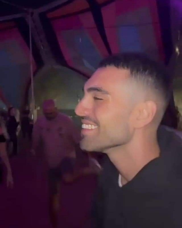 Take a good look at him, his name is Dvir Rahamim. When the terrorists arrived at the Nova festival, he managed to escape outside and was stuck in a traffic jam. In an extraordinary decision, when he realizes that the massacre is near and he hears cries of pain around him, he