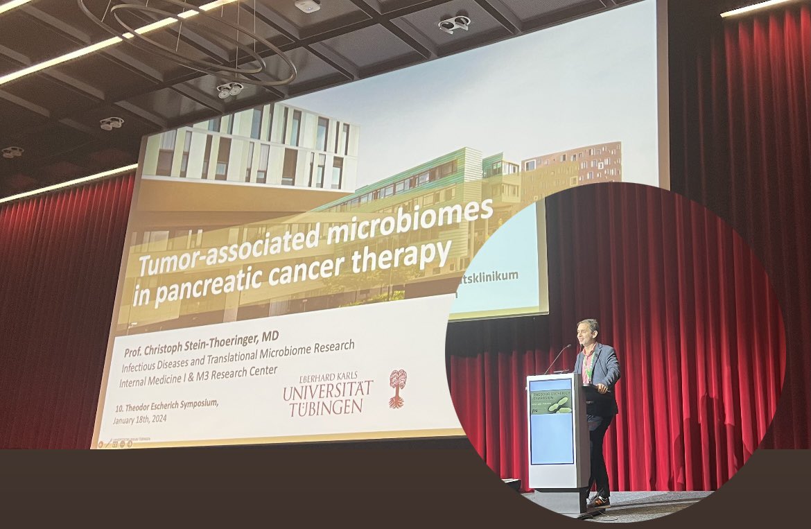 Exploring the intricate world of microbiome dynamics: Christoph Stein-Thöringer unveils insights into the intra and peritumoral microbiome, shedding light on their crucial role in treatment responses for pancreatic and colon cancer. 🌐🔬 #MicrobiomeResearch #CancerTreatment  #TES
